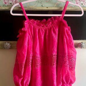 Vibrant Pink Blouse